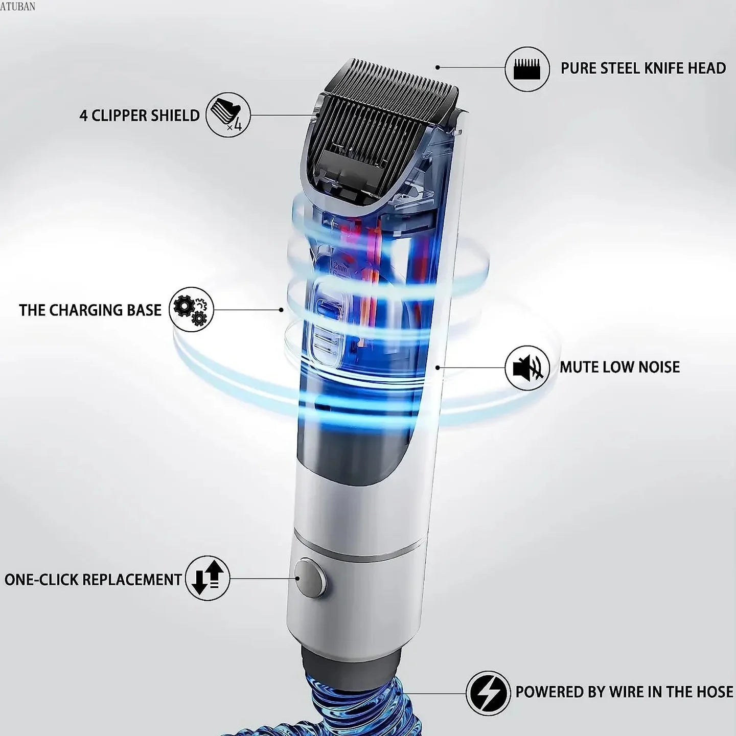 Pet Hair Grooming Vacuum